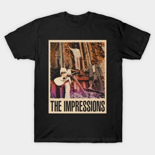 Retro Rhythm Harmony Impression Iconic Tribute Tee T-Shirt